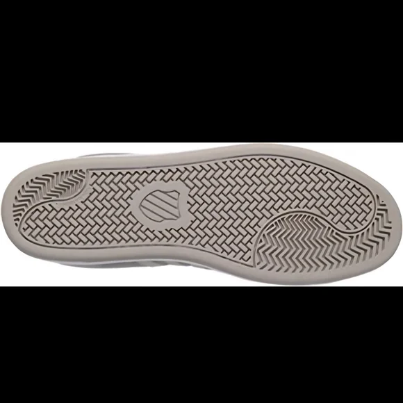 K-Swiss Men's Low-top Sneakers COURT TIEBREAK SDE Casual Gray Shoe 07012-339-M - Picture 5 of 7